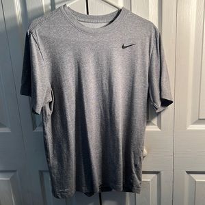 Large Gray Nike Dri-Fit T Shirt